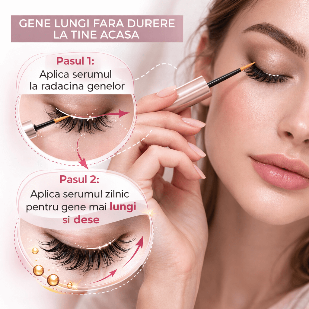 Oferta 1+1 | LashElixir™ – Ser pentru creșterea și îngrijirea zilnică a genelor